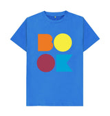 Bright Blue Book block Tee